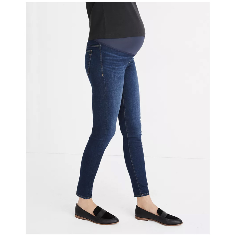 Madewell Maternity Over-the-Belly Skinny Jeans in Hayes Wash
